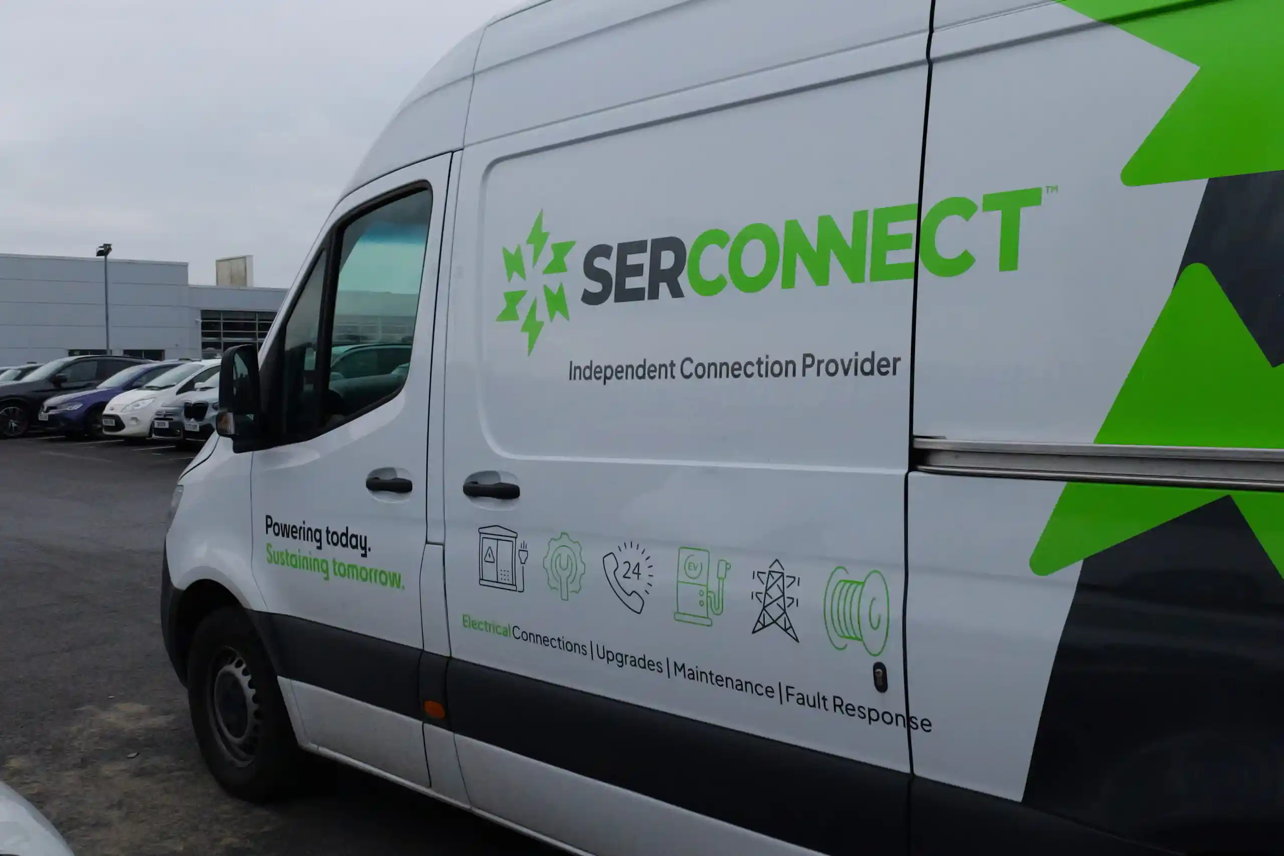 Bowker BMW case study - Serconnect van