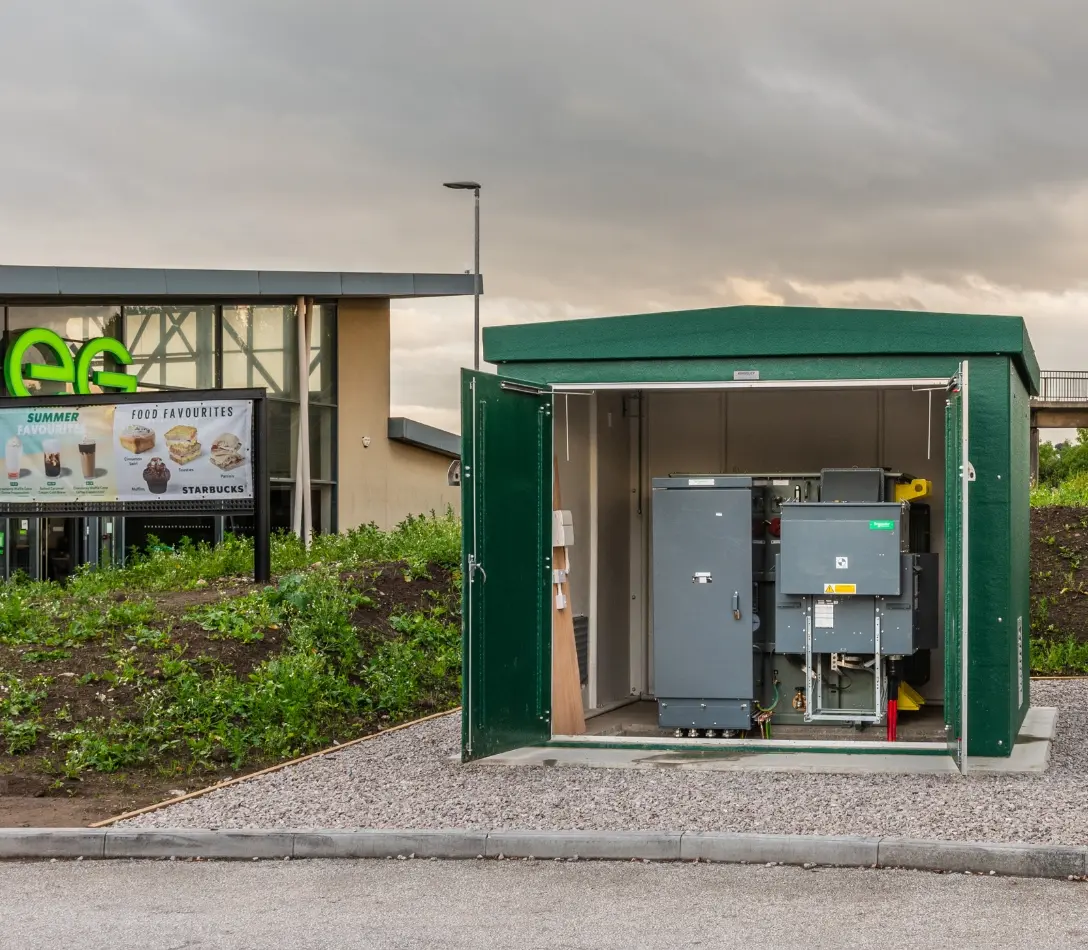 Connections and upgrades - substation at a service station