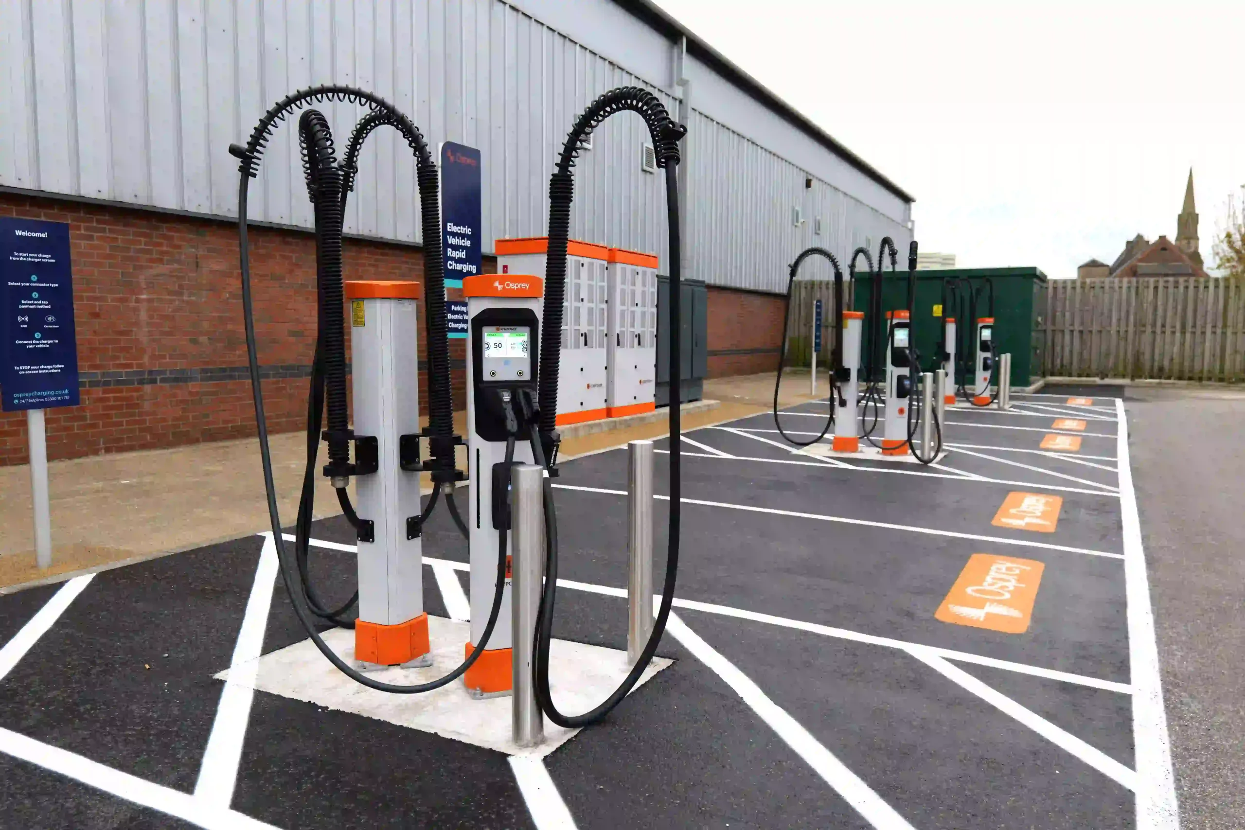 Osprey Charging Network charging points